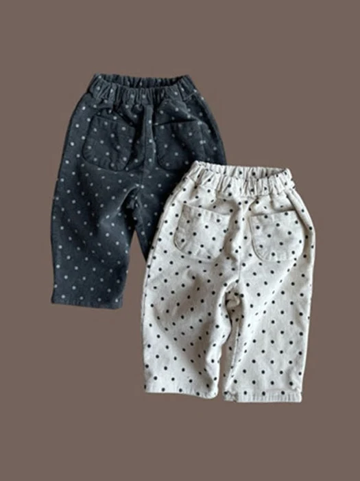 Dot Fleece Pants