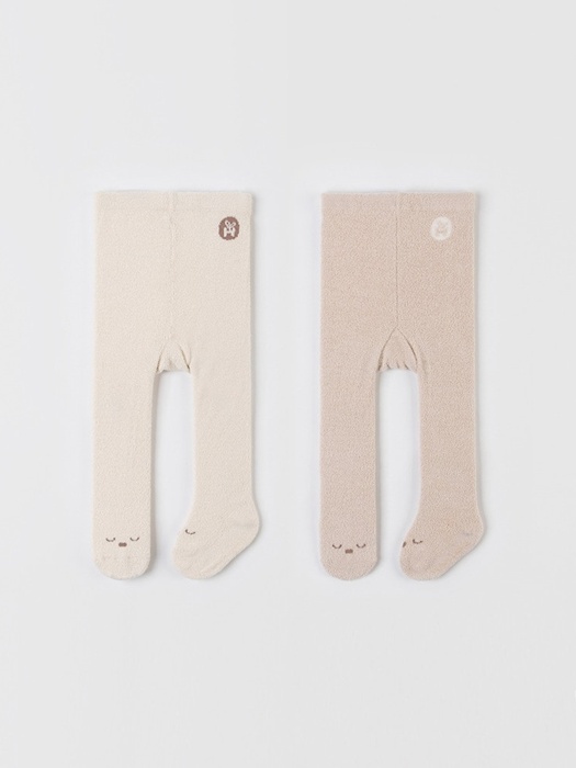 Creamy Toto Winter Sleep Baby Tights (set of 5)