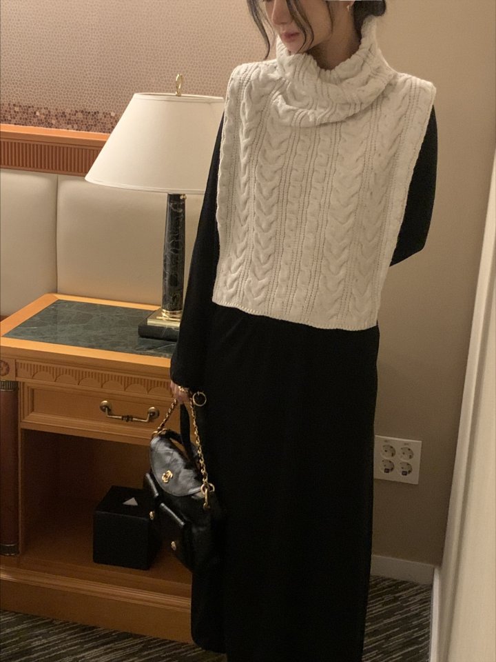 Afarrier - Korean Women Fashion - #momslook - Cable Twist Knit - 8