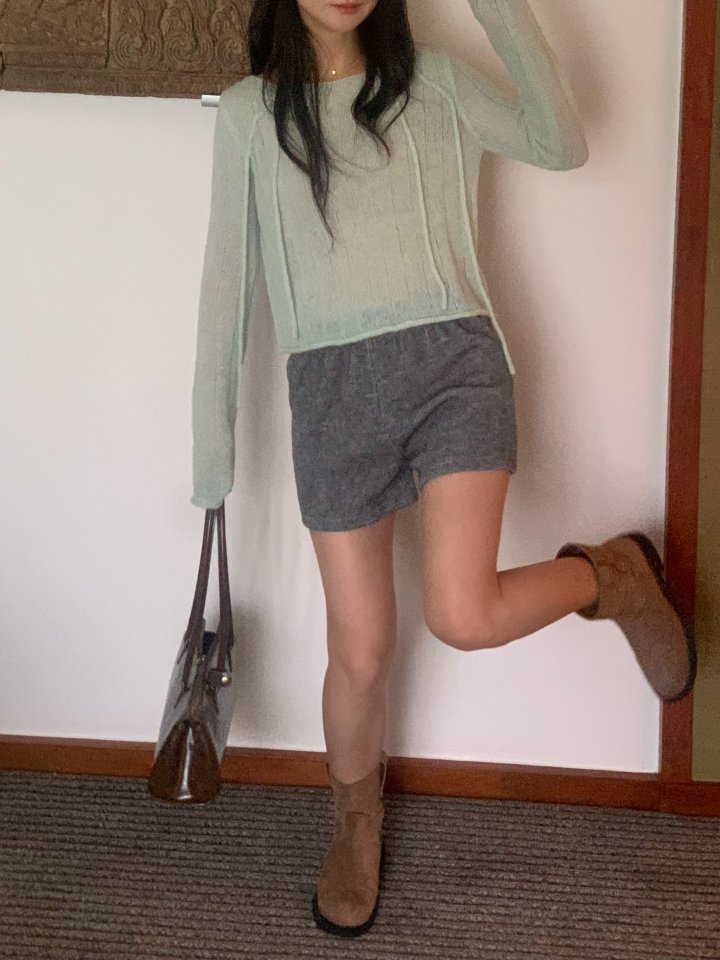 Afarrier - Korean Women Fashion - #shopsmall - Mohair Rolled Knit - 7