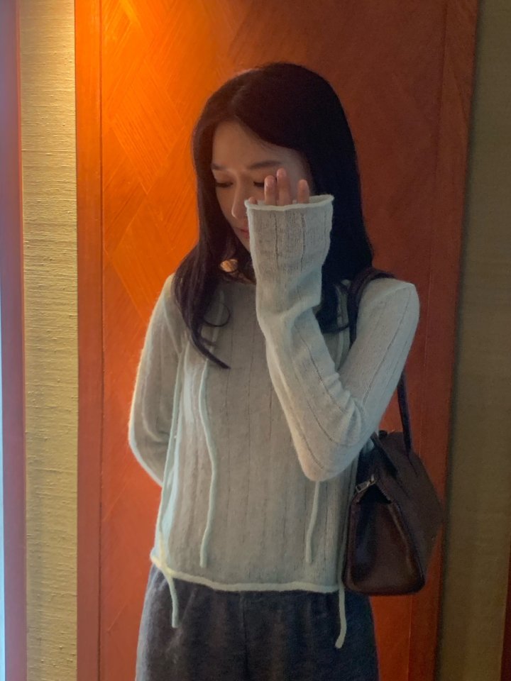 Afarrier - Korean Women Fashion - #thatsdarling - Mohair Rolled Knit - 8