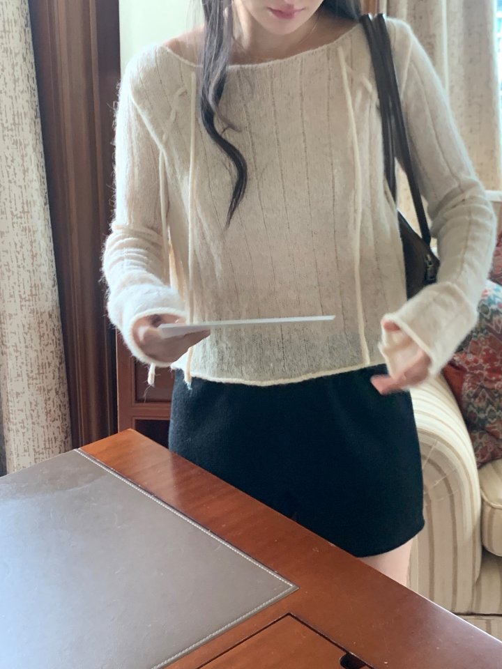 Afarrier - Korean Women Fashion - #thelittlethings - Mohair Rolled Knit - 9