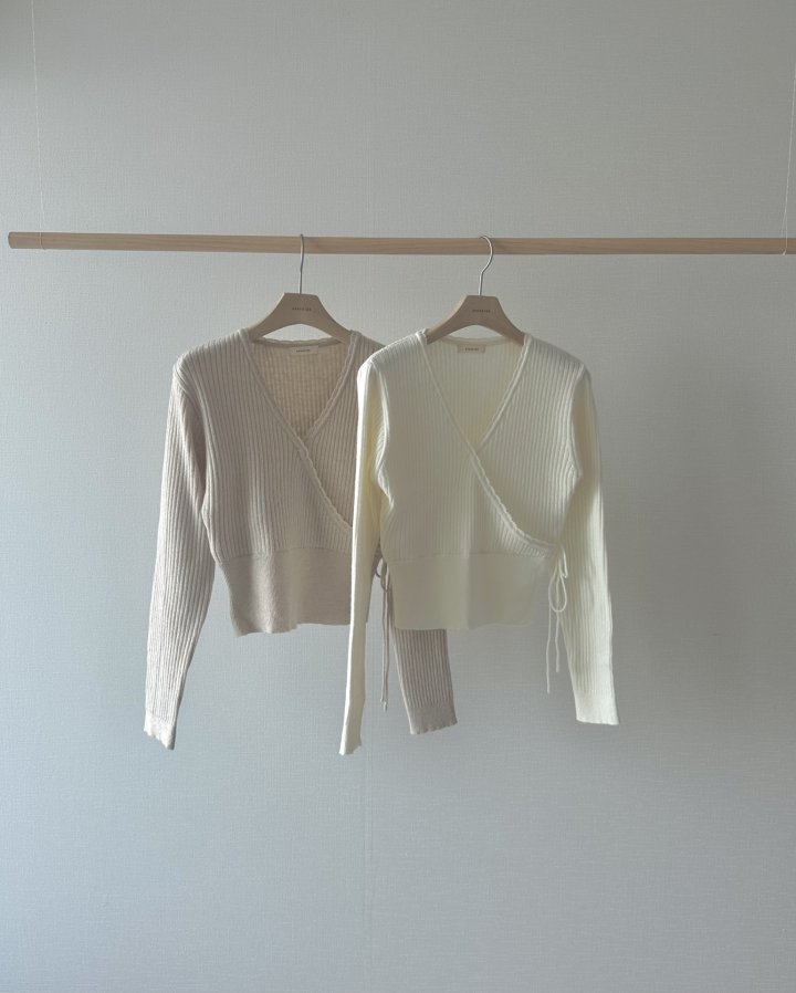 Afarrier - Korean Women Fashion - #womensfashion - Wrap Ribboning Knit