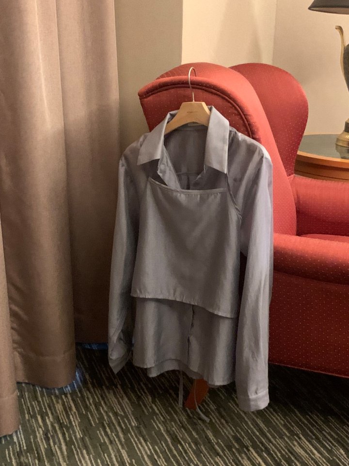 Afarrier - Korean Women Fashion - #womensfashion - Halter Shirt Set - 11