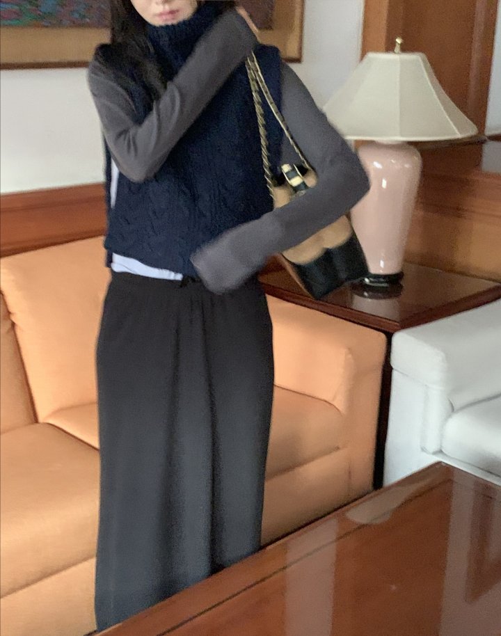 Afarrier - Korean Women Fashion - #womensfashion - Cable Twist Knit - 3