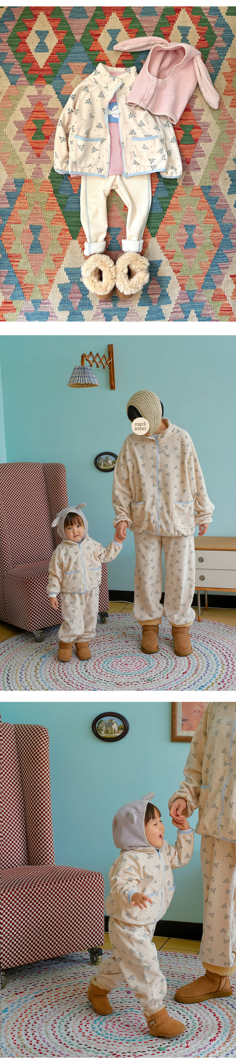 Amber - Korean Children Fashion - #Kfashion4kids - Soft Fleece Zip-up - 3