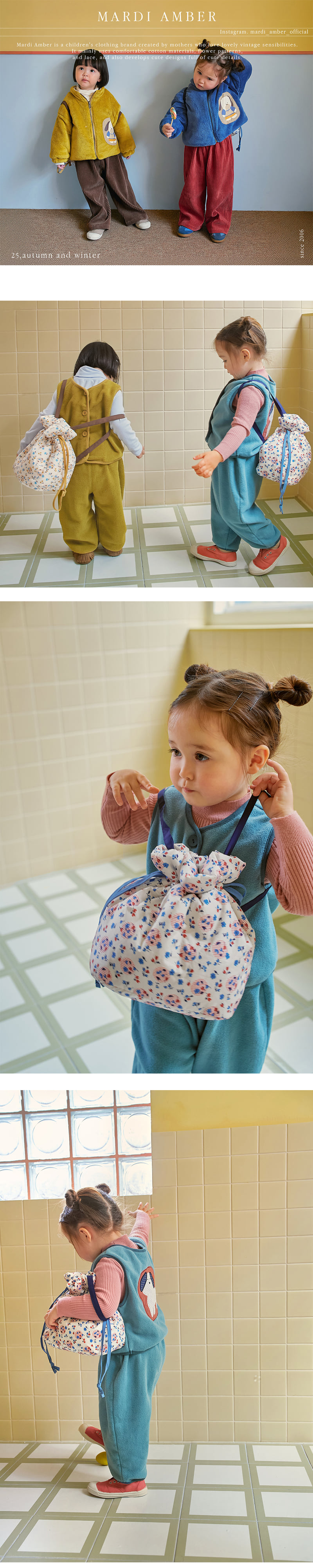 Amber - Korean Children Fashion - #childrensboutique - Puffer Bucket Bag - 2
