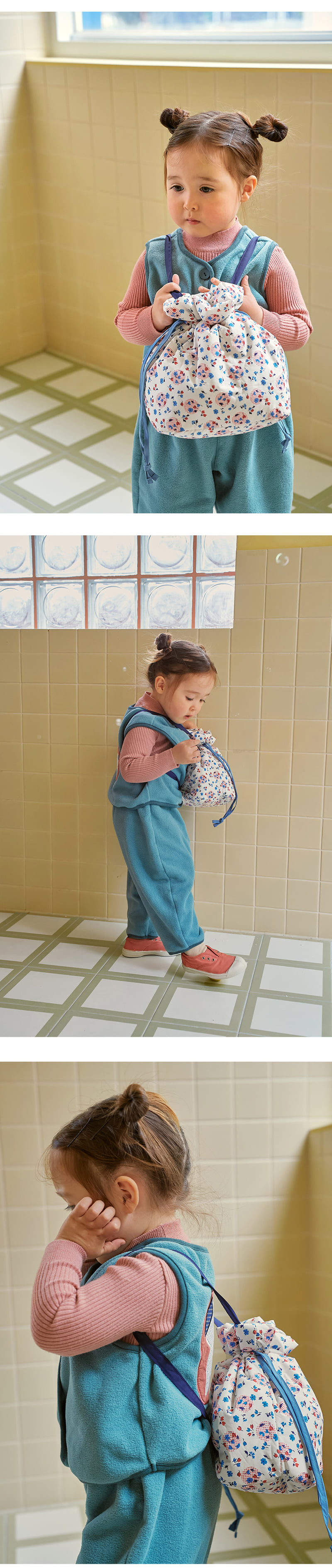 Amber - Korean Children Fashion - #designkidswear - Puffer Bucket Bag - 3