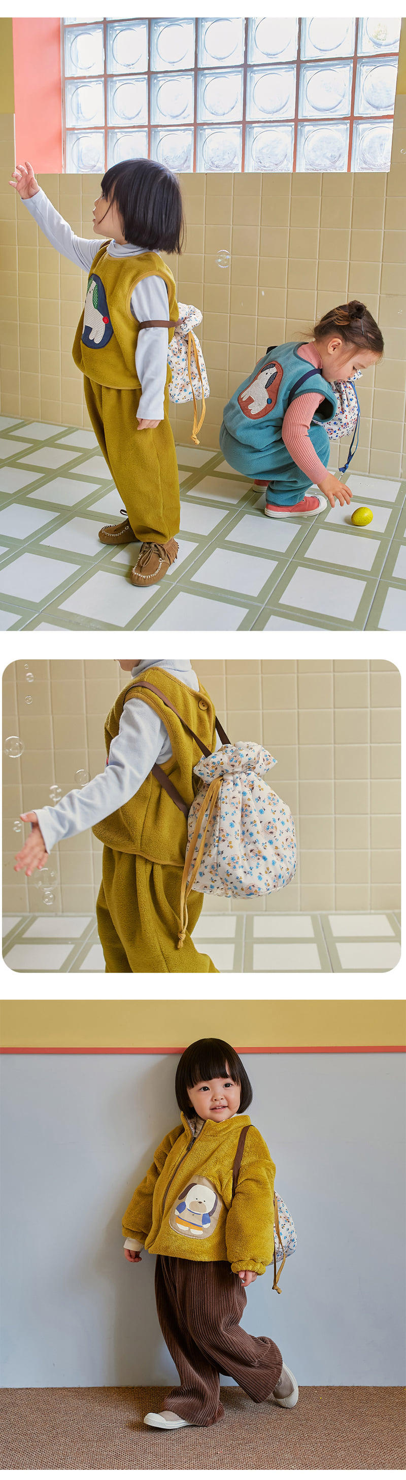 Amber - Korean Children Fashion - #designkidswear - Puffer Bucket Bag - 4