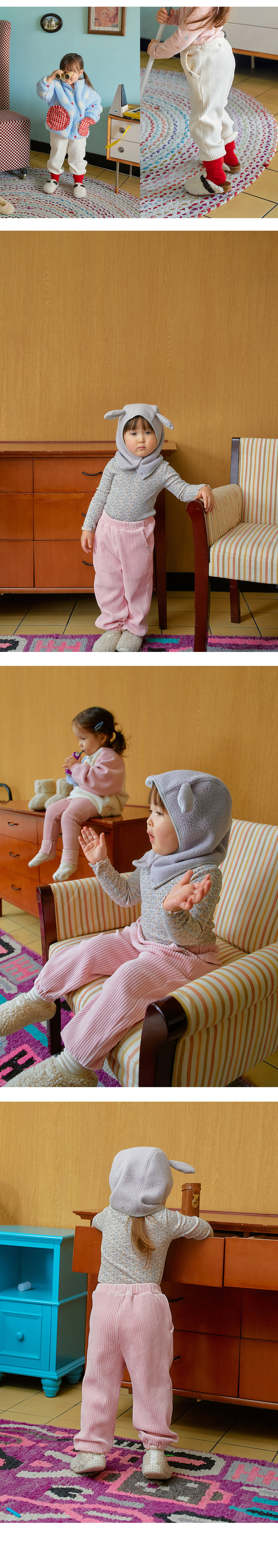 Amber - Korean Children Fashion - #designkidswear - Cottoncandy Velour Jogger Pants - 4