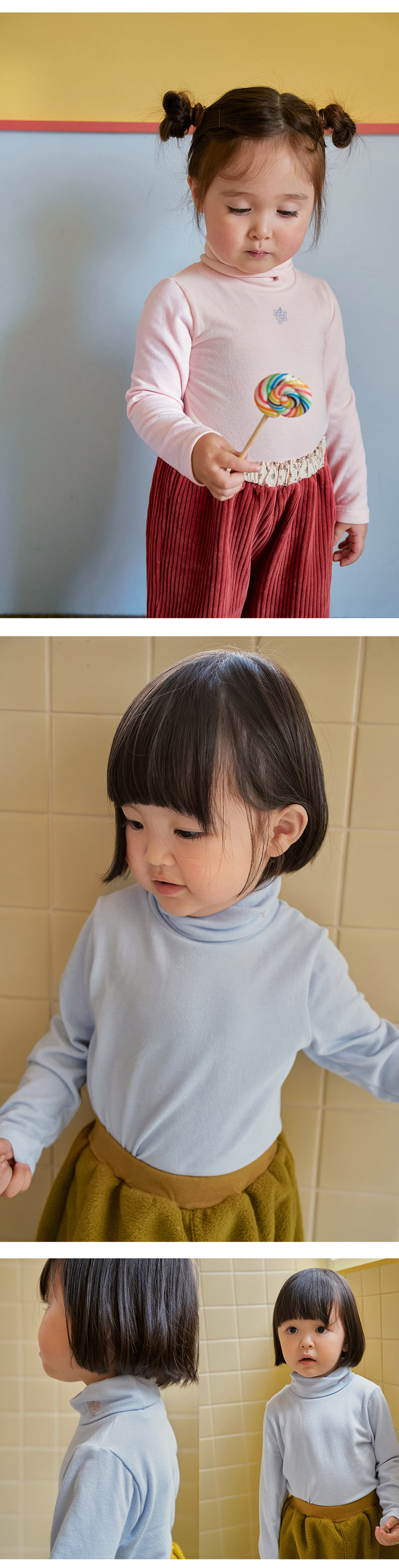 Amber - Korean Children Fashion - #kidsshorts - Soft Polar Tee - 5