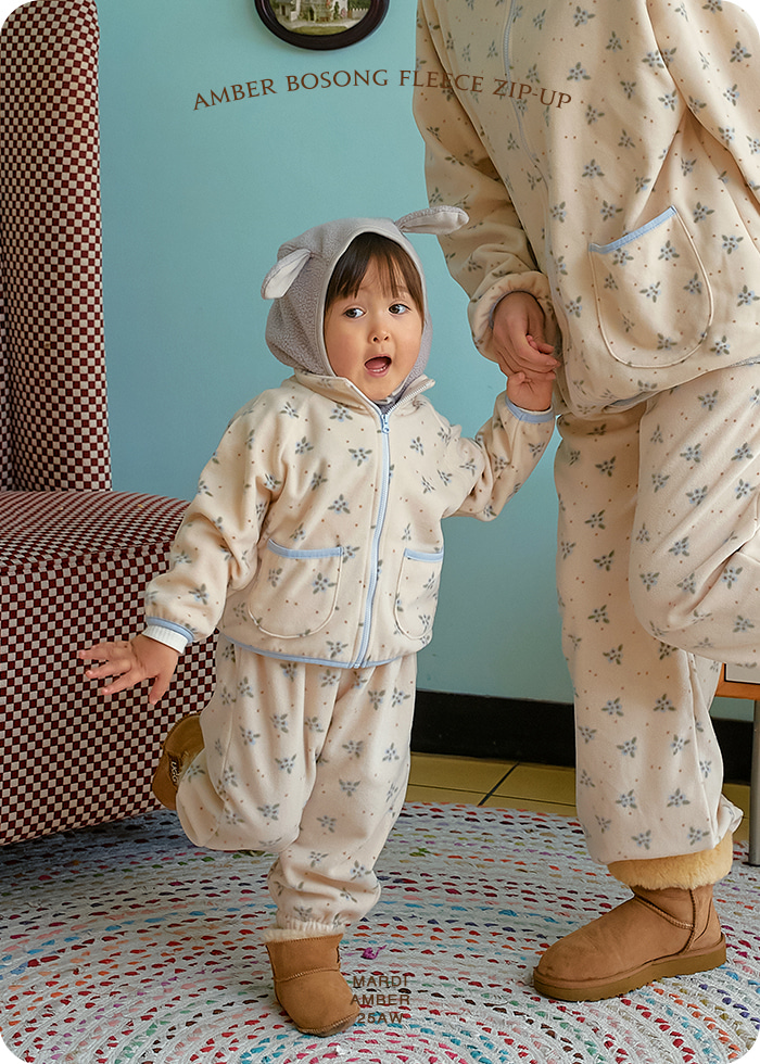 Amber - Korean Children Fashion - #kidsstore - Soft Fleece Zip-up