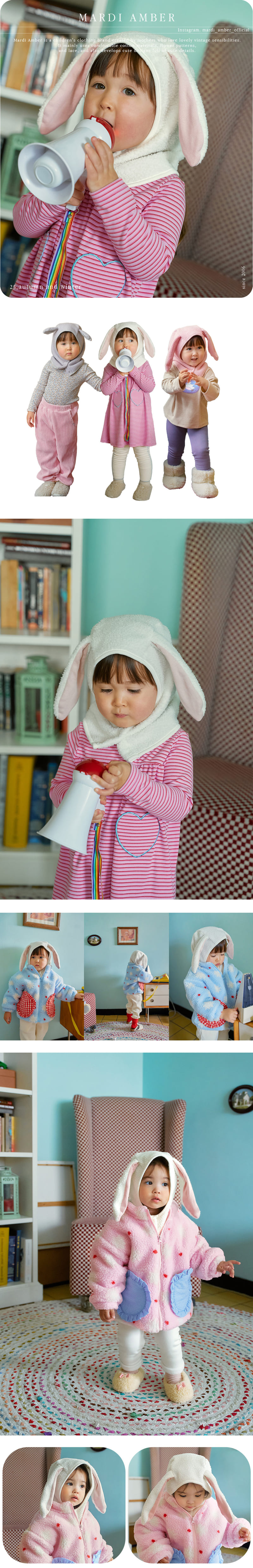 Amber - Korean Children Fashion - #littlefashionista - Bunny Balaclava - 2