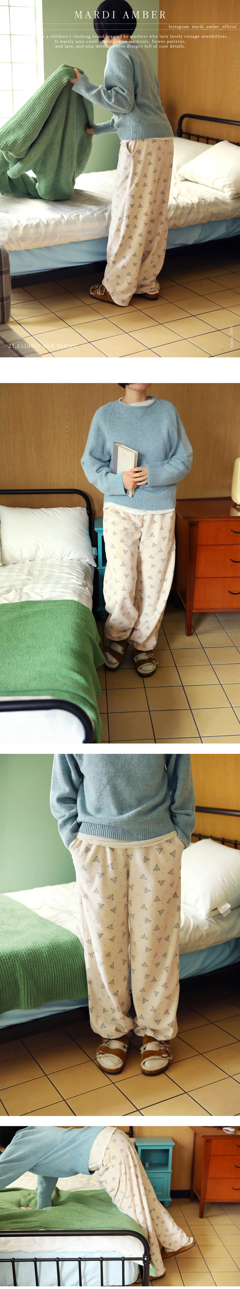 Amber - Korean Women Fashion - #vintageinspired - Adult Junis Fleece Pants - 2