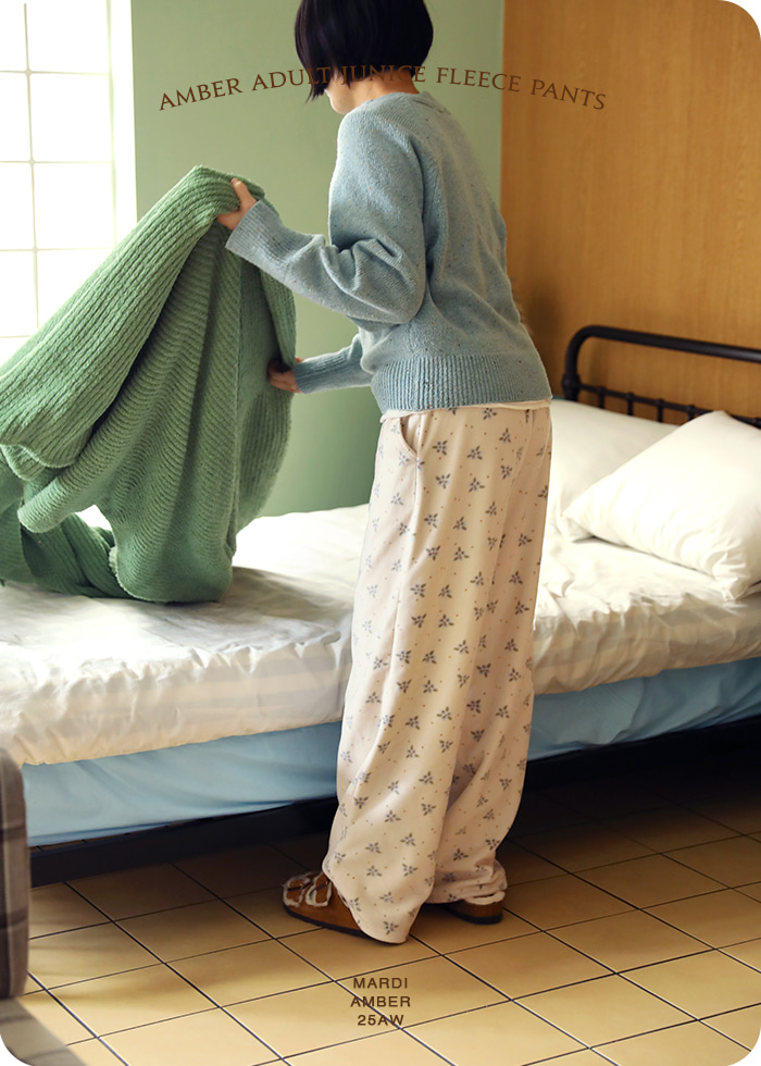 Amber - Korean Women Fashion - #womensfashion - Adult Junis Fleece Pants