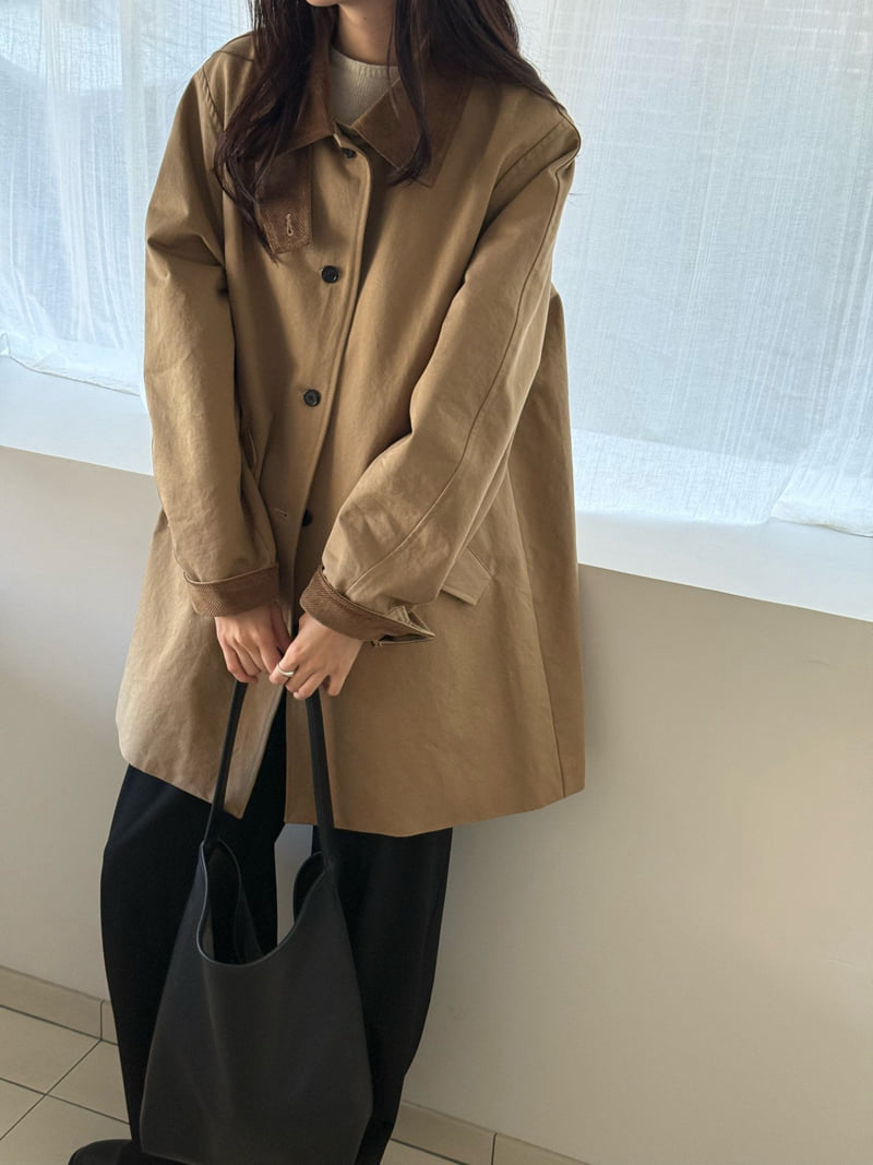 Amygrace - Korean Women Fashion - #momslook - Comment Trench Half Coat - 7