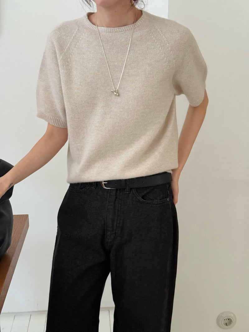 Amygrace - Korean Women Fashion - #momslook - Mink Wholegarment Knit - 2