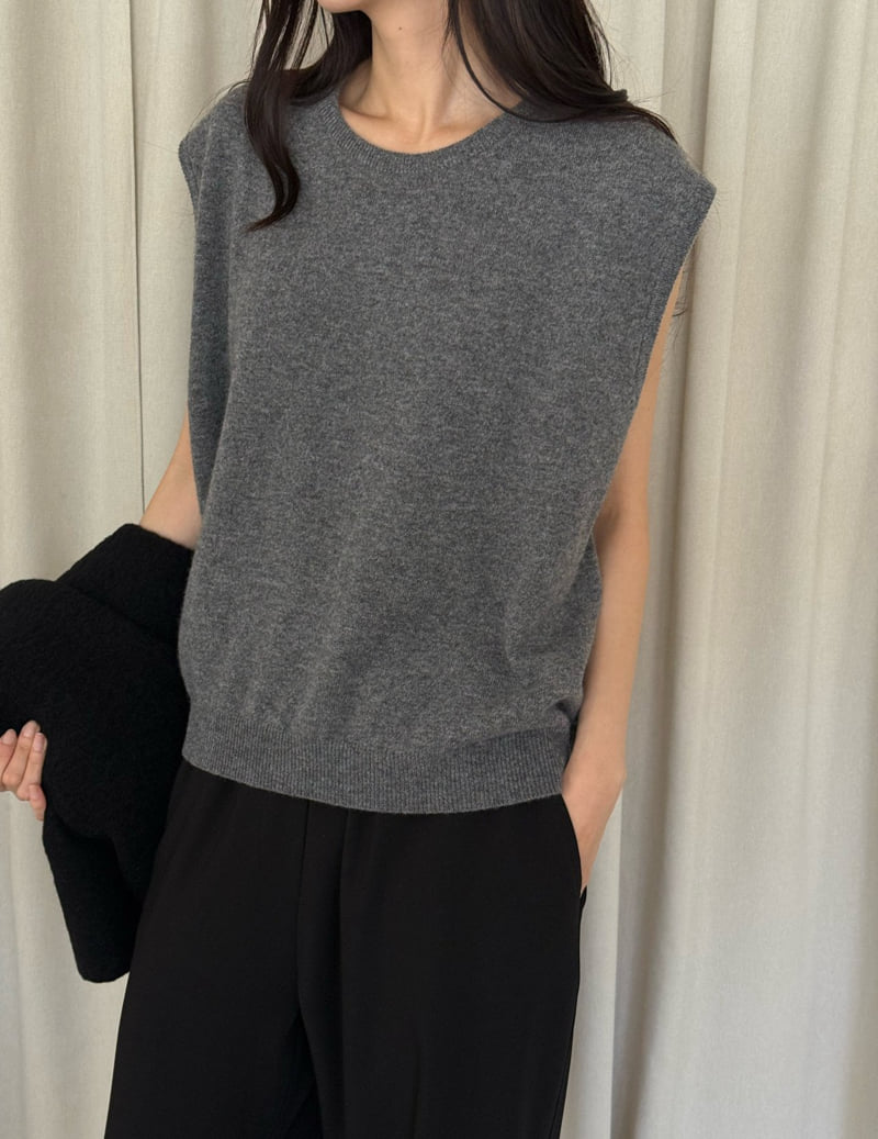 Amygrace - Korean Women Fashion - #momslook - Margaret Wool Vest - 12