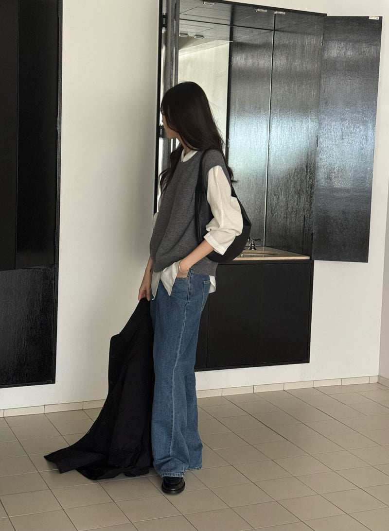Amygrace - Korean Women Fashion - #momslook - Margaret Wool Vest - 8