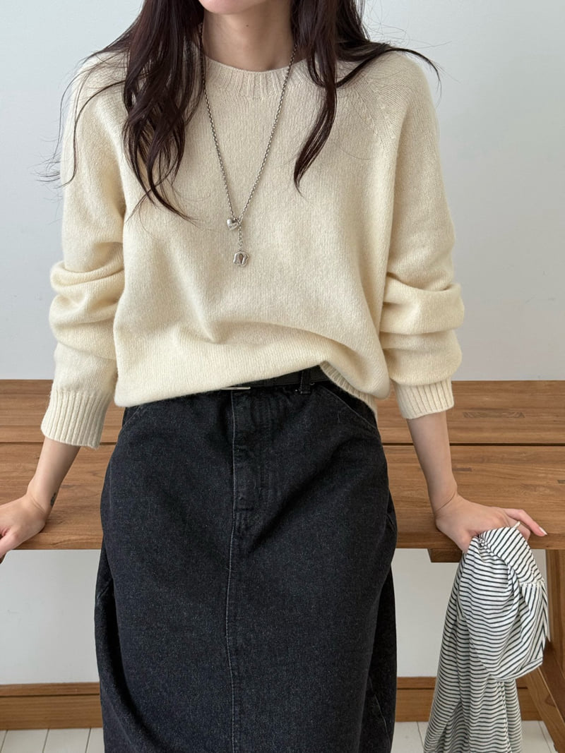Amygrace - Korean Women Fashion - #momslook - Bibi Wholegarment Knit - 12