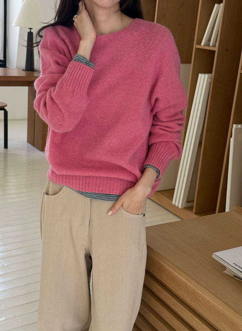 Amygrace - Korean Women Fashion - #momslook - Bibi Wholegarment Knit - 7