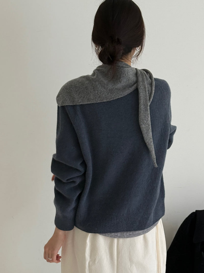 Amygrace - Korean Women Fashion - #momslook - Alpaca Wholegarment Cardigan - 10