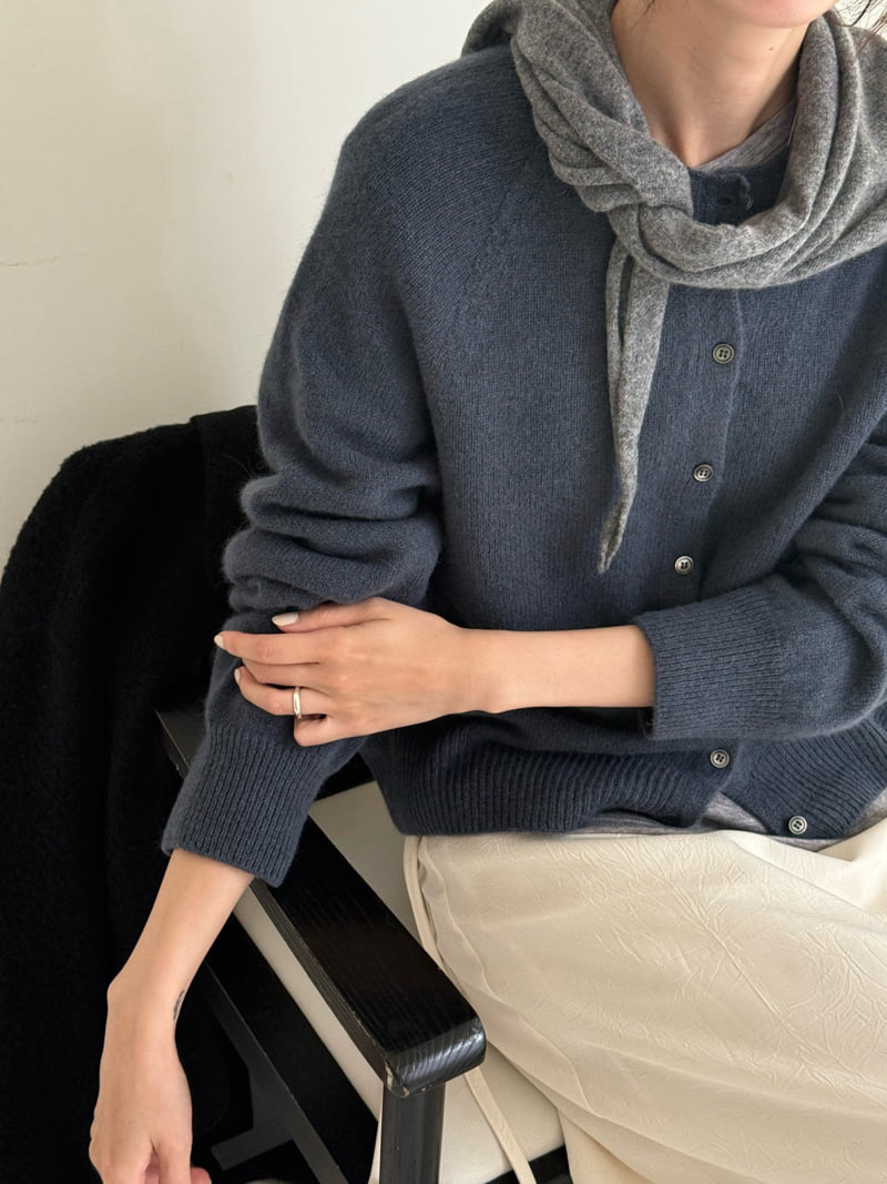 Amygrace - Korean Women Fashion - #momslook - Alpaca Wholegarment Cardigan - 11