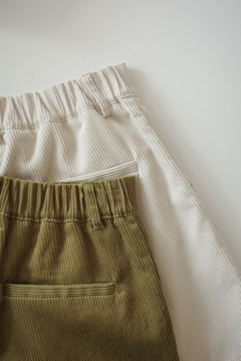 Amygrace - Korean Women Fashion - #womensfashion - Corduroy Shorts - 4
