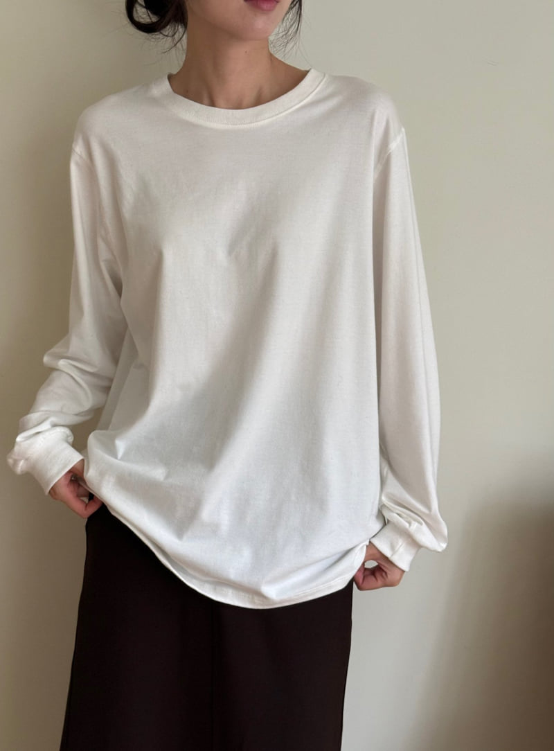 Amygrace - Korean Women Fashion - #momslook - Season Loose Tee - 5