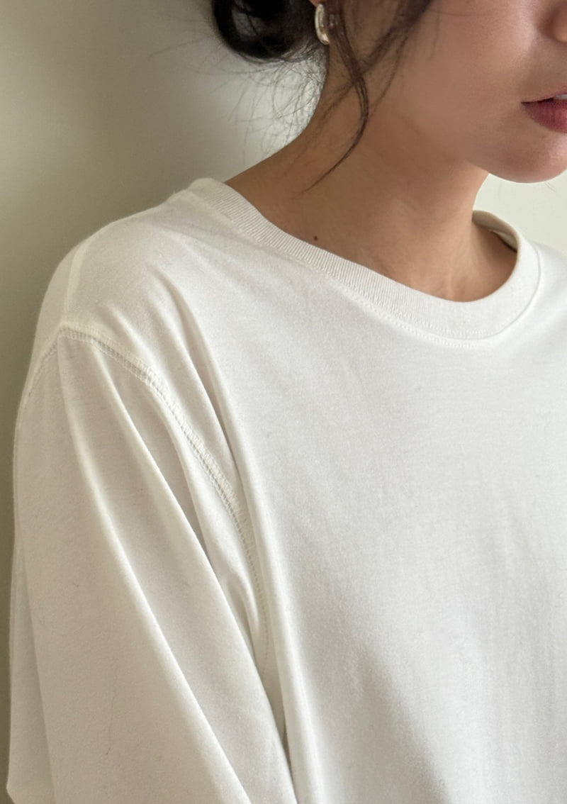 Amygrace - Korean Women Fashion - #momslook - Season Loose Tee - 6