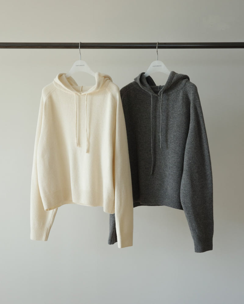 Amygrace - Korean Women Fashion - #momslook - Butner Hooded Knit