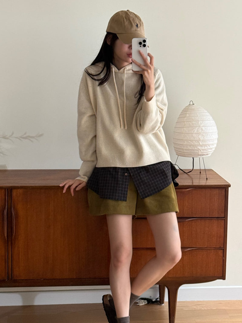 Amygrace - Korean Women Fashion - #momslook - Butner Hooded Knit - 4