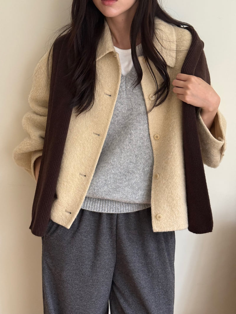 Amygrace - Korean Women Fashion - #momslook - Hood Muffler - 2