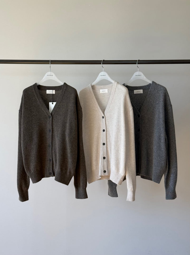 Amygrace - Korean Women Fashion - #momslook - Pasco Alpaca V Cardigan - 6