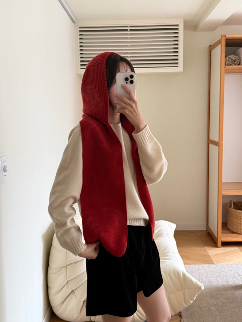 Amygrace - Korean Women Fashion - #pursuepretty - Hood Muffler - 8