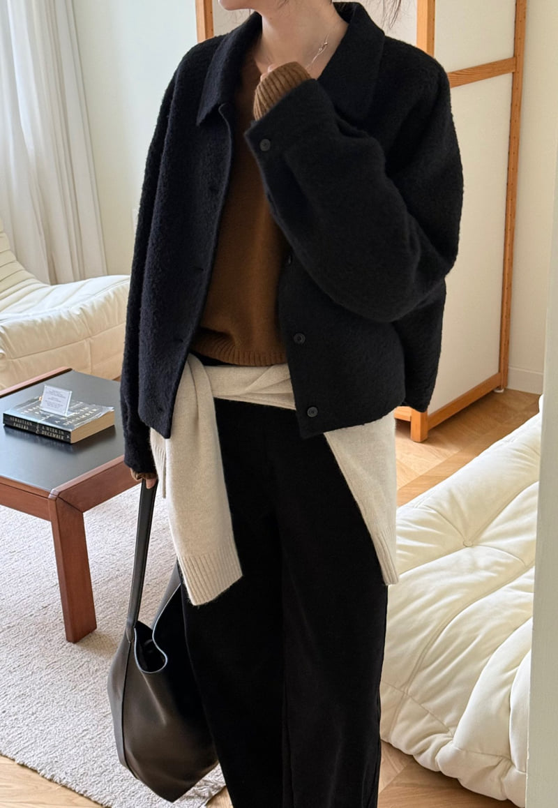 Amygrace - Korean Women Fashion - #pursuepretty - Frha Alpaca Handmade Jacket - 7
