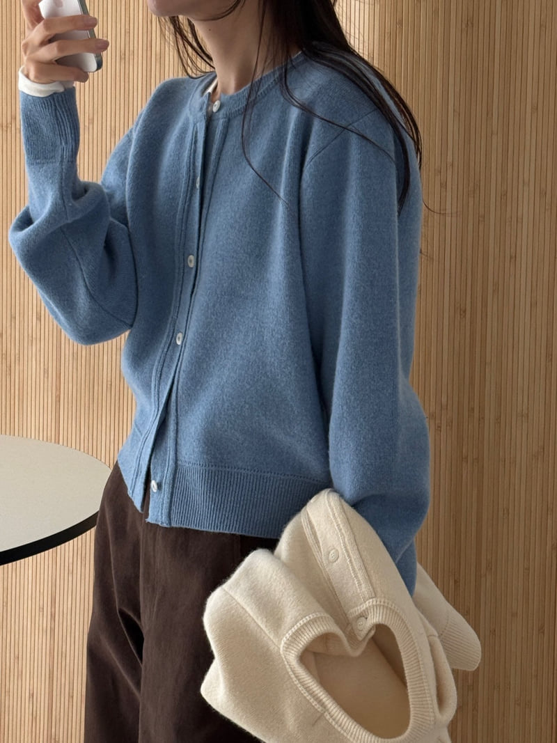 Amygrace - Korean Women Fashion - #pursuepretty - Bunny Round Cardigan - 4