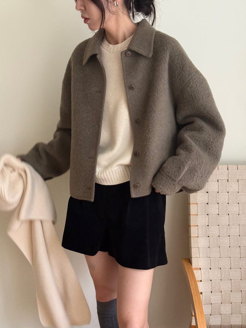 Amygrace - Korean Women Fashion - #shopsmall - Frha Alpaca Handmade Jacket - 10
