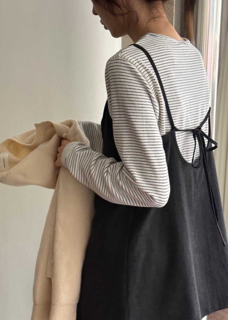 Amygrace - Korean Women Fashion - #shopsmall - Bustier Blouse - 7