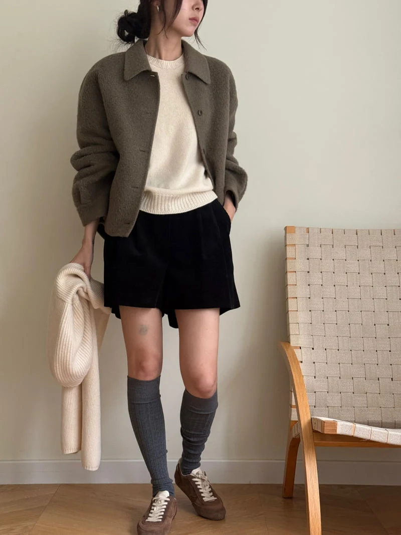 Amygrace - Korean Women Fashion - #thatsdarling - Frha Alpaca Handmade Jacket - 11