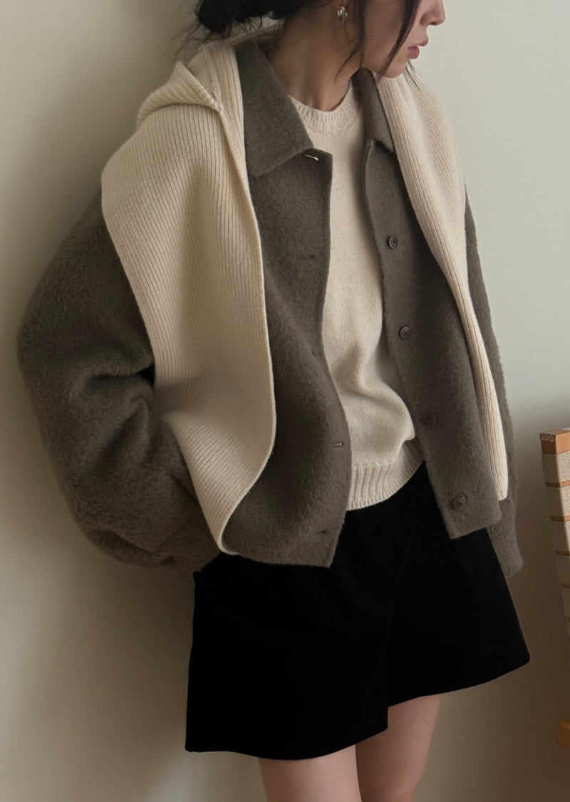 Amygrace - Korean Women Fashion - #thelittlethings - Frha Alpaca Handmade Jacket - 12
