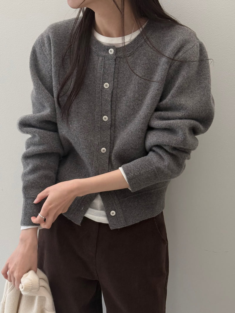 Amygrace - Korean Women Fashion - #thelittlethings - Bunny Round Cardigan - 8