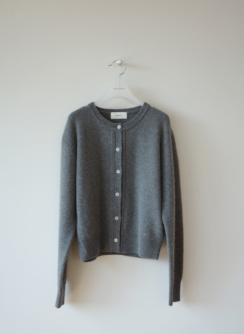 Amygrace - Korean Women Fashion - #vintagekidsstyle - Bunny Round Cardigan - 2