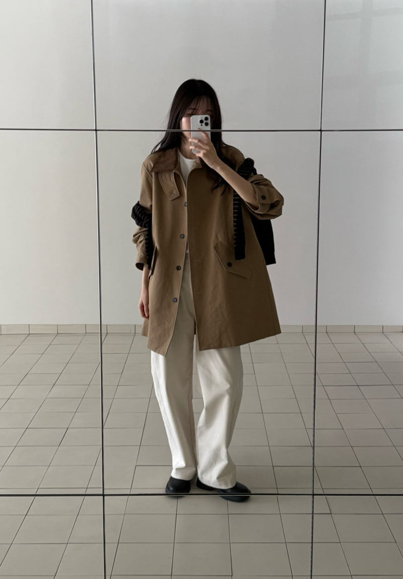 Amygrace - Korean Women Fashion - #womensfashion - Comment Trench Half Coat - 10