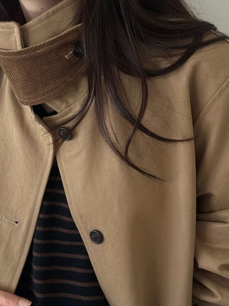 Amygrace - Korean Women Fashion - #womensfashion - Comment Trench Half Coat - 12