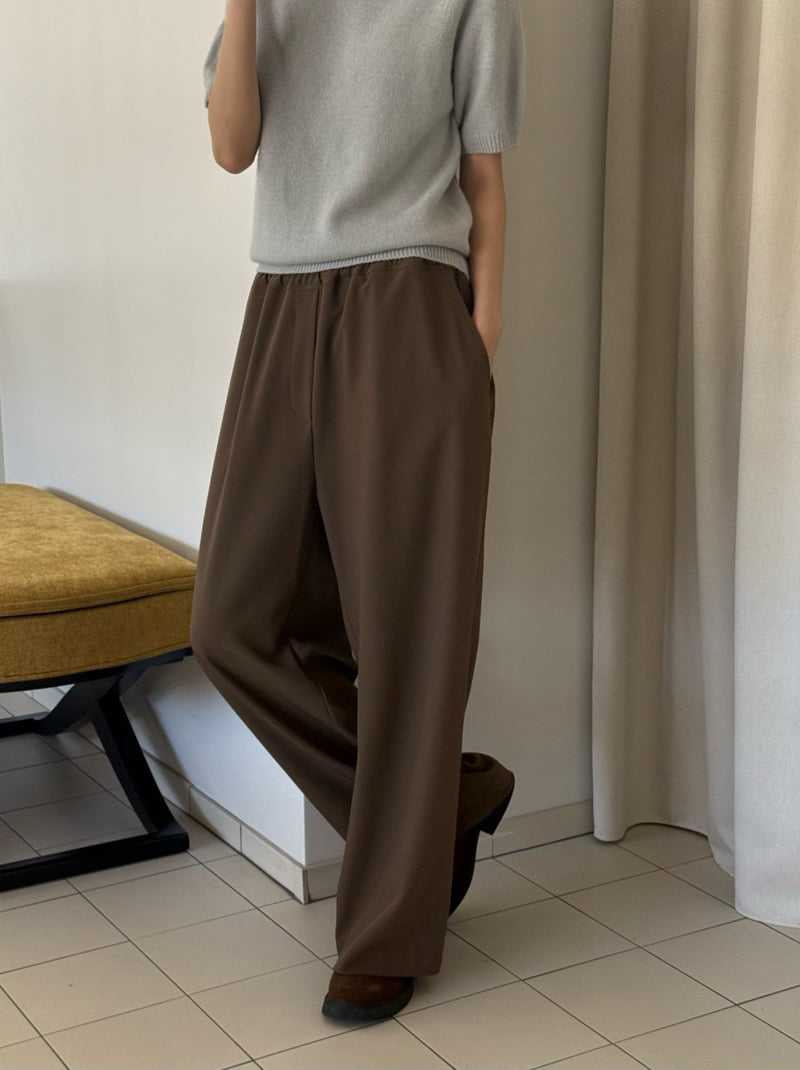 Amygrace - Korean Women Fashion - #womensfashion - Paul Banding Pants - 2
