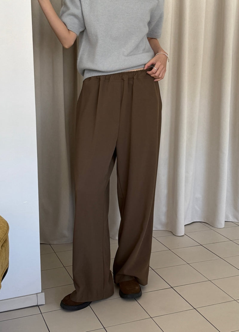 Amygrace - Korean Women Fashion - #momslook - Paul Banding Pants - 4