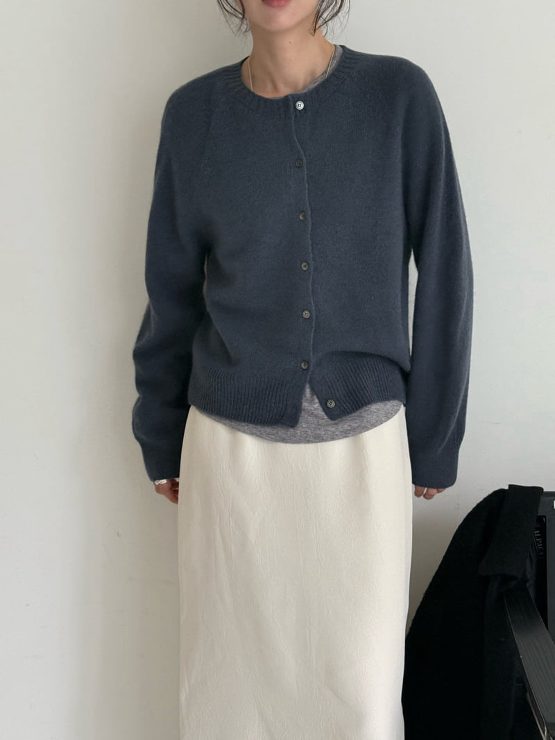 Amygrace - Korean Women Fashion - #womensfashion - Alpaca Wholegarment Cardigan - 3