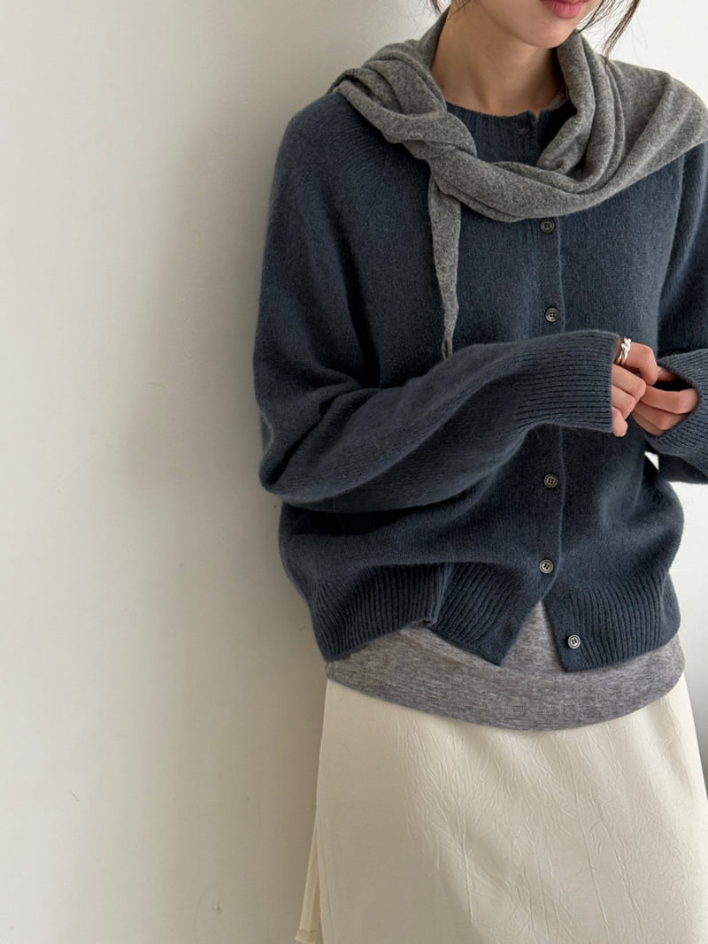 Amygrace - Korean Women Fashion - #womensfashion - Alpaca Wholegarment Cardigan - 9