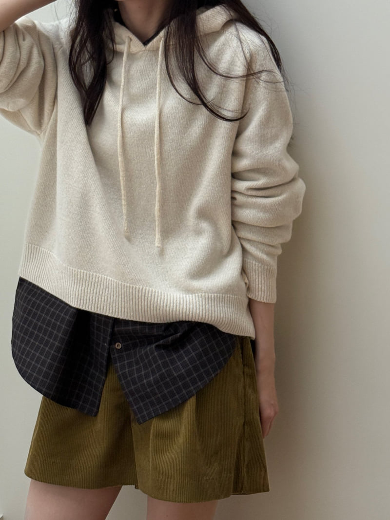 Amygrace - Korean Women Fashion - #womensfashion - Butner Hooded Knit - 2